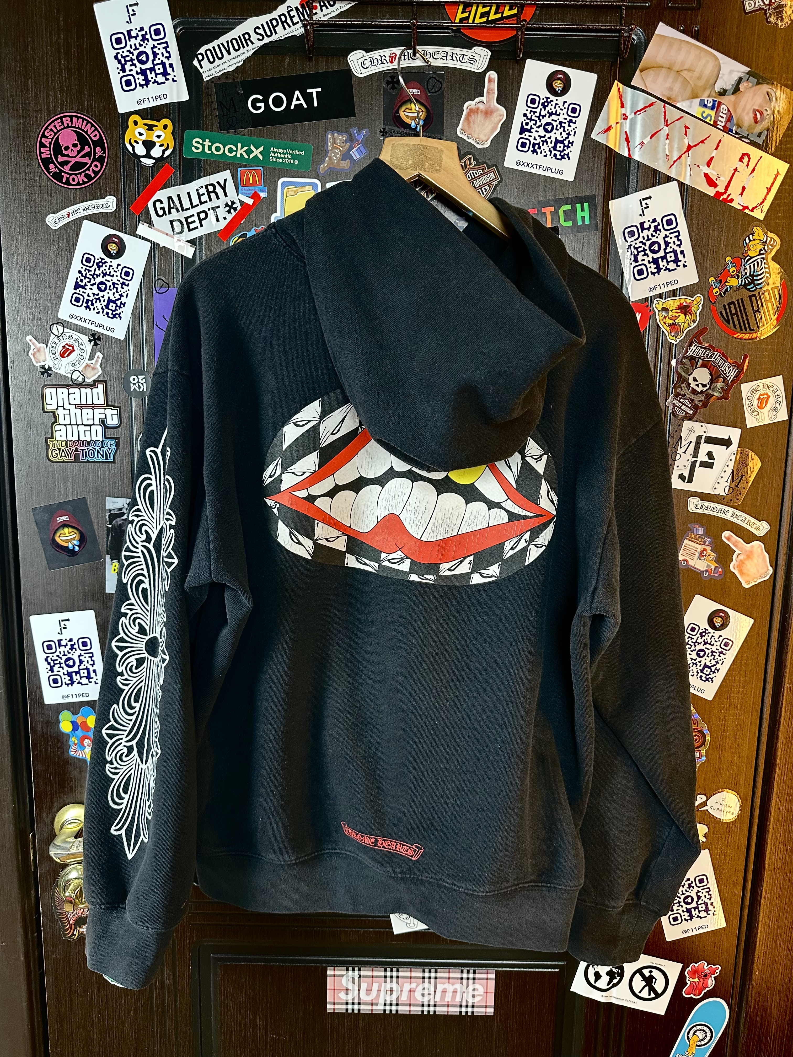 Chrome Hearts Chrome Hearts Matty Boy Chomper Golden tooth Hoodie