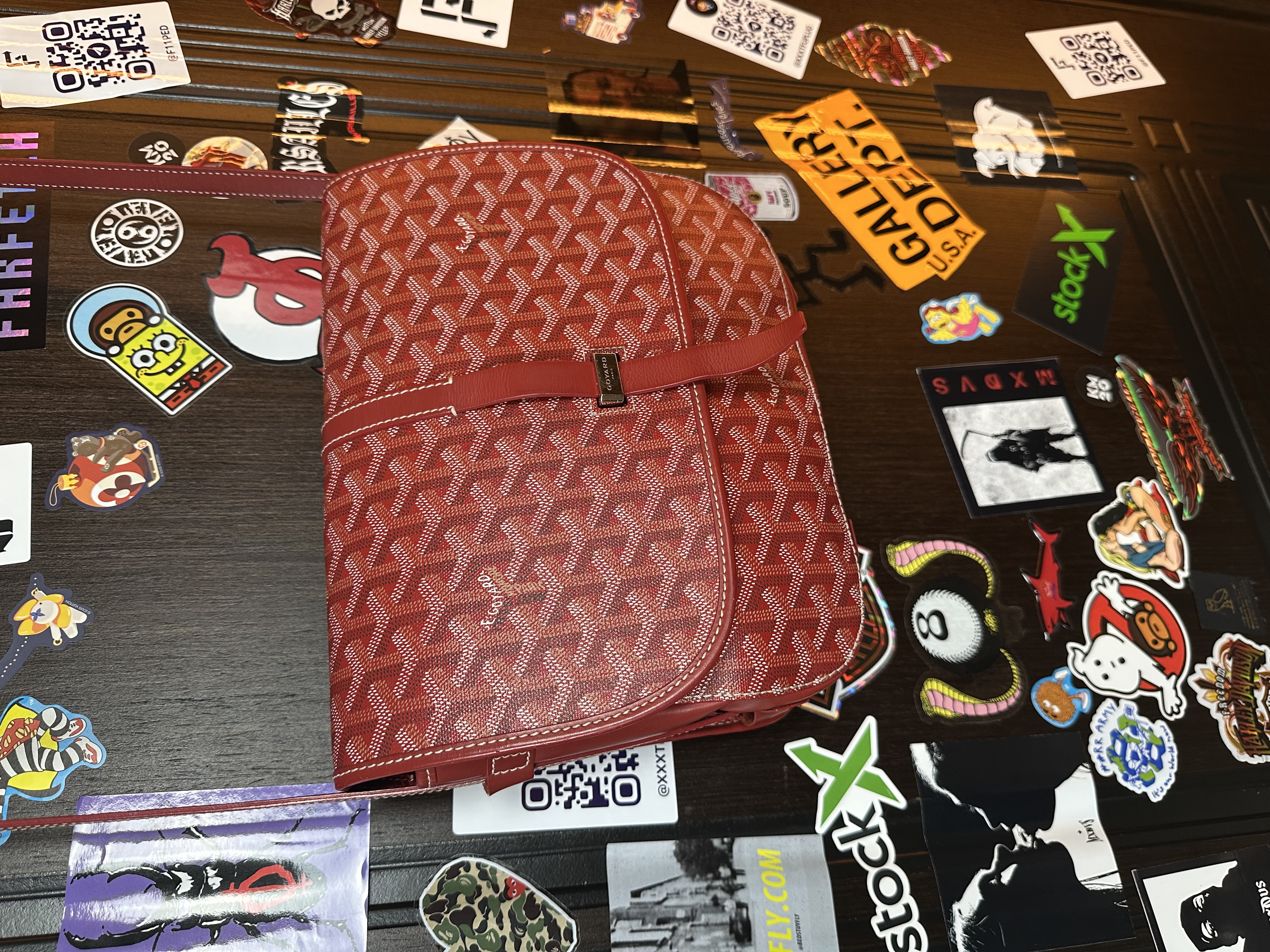 Goyard Belvedere MM Uzi-Red