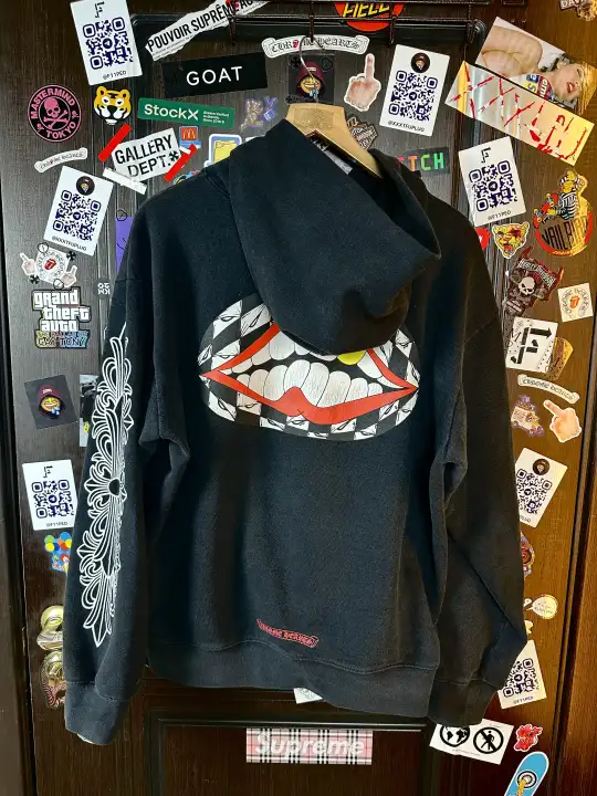 Chrome Hearts Chrome Hearts Matty Boy Chomper Golden tooth Hoodie, detail view 2