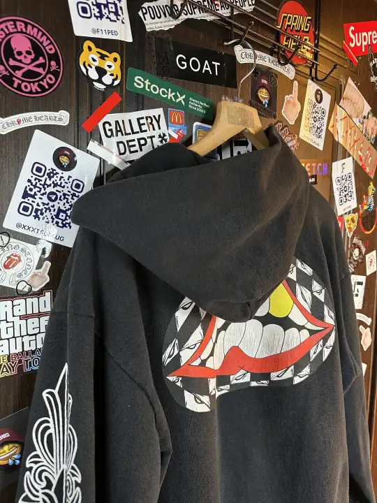 Chrome Hearts Chrome Hearts Matty Boy Chomper Golden tooth Hoodie, detail view 5
