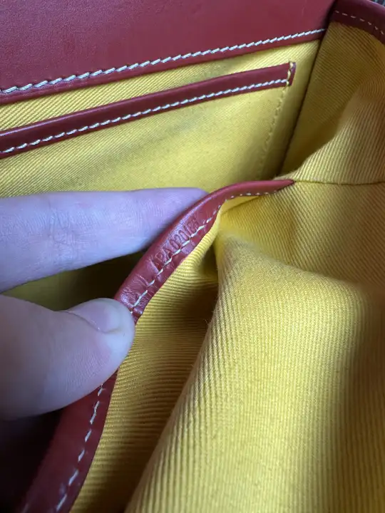 Goyard Belvedere MM Uzi-Red, detail view 8