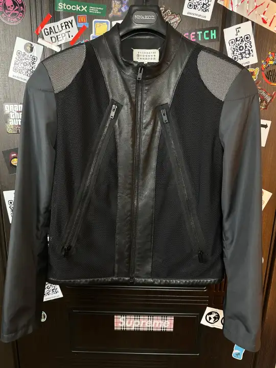 Margiela SS16 Moto Jacket, detail view 2