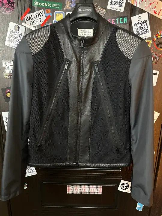 Margiela SS16 Moto Jacket, detail view 3