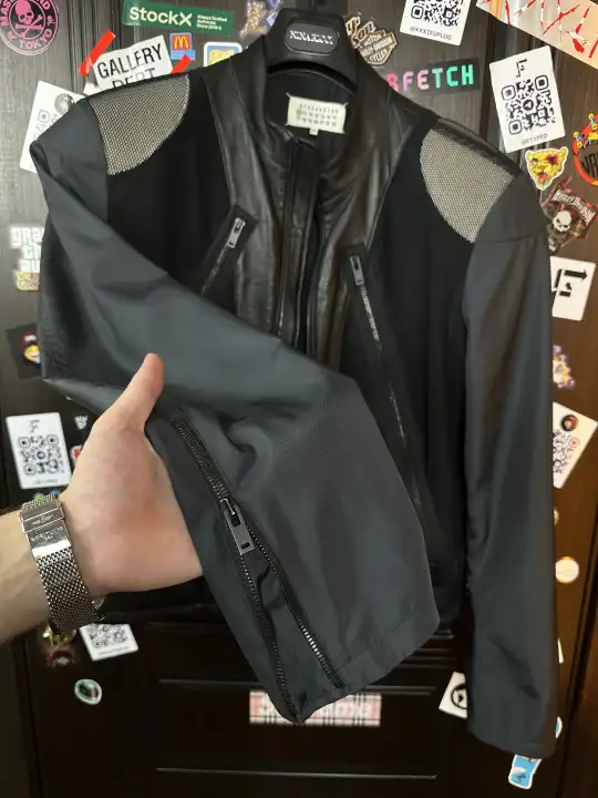 Margiela SS16 Moto Jacket, detail view 6