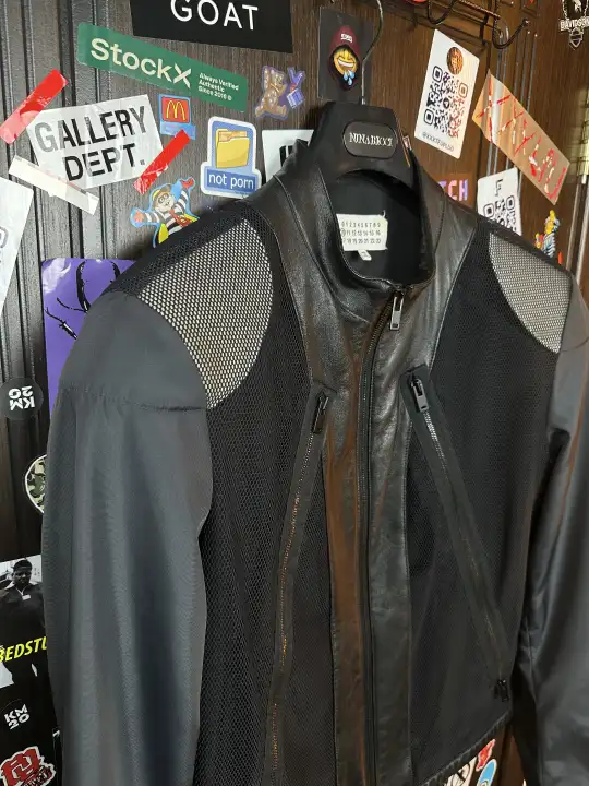 Margiela SS16 Moto Jacket, detail view 7
