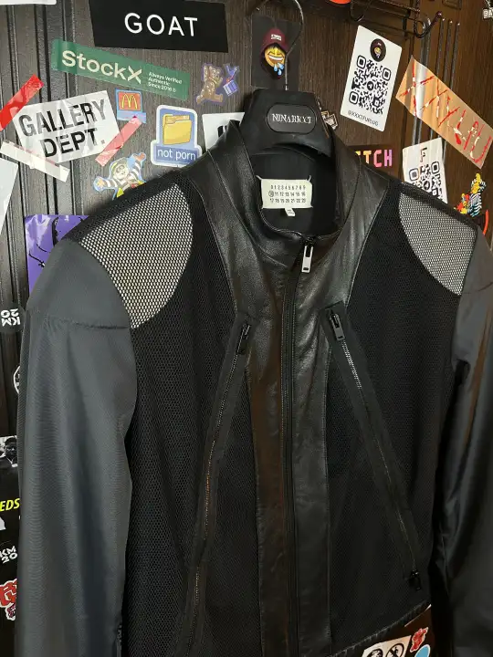 Margiela SS16 Moto Jacket, detail view 8