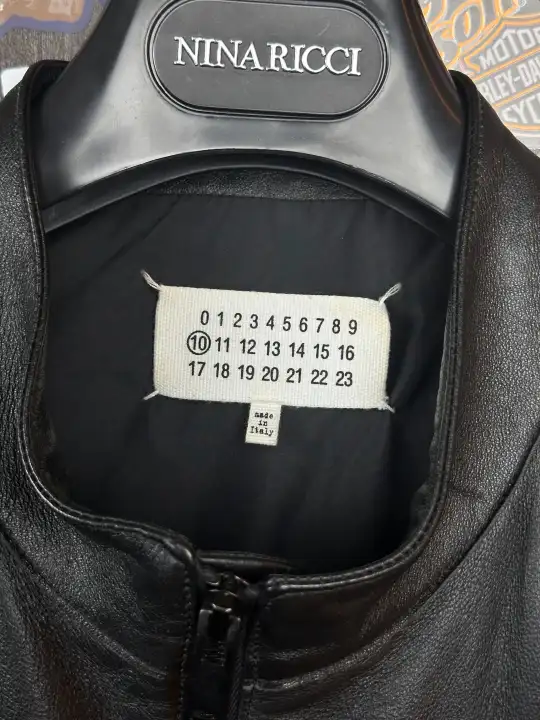 Margiela SS16 Moto Jacket, detail view 11