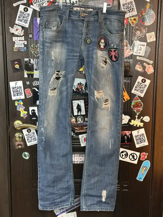 OMB x ERD OMB X ERD "FUCK PEDOPHILIA" Jeans, detail view 6