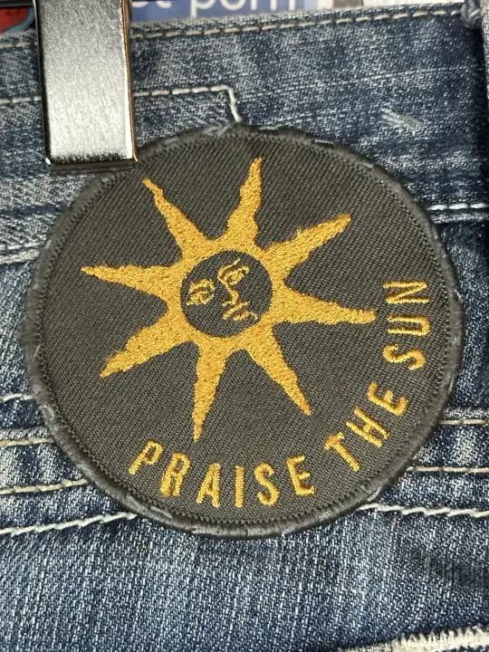 OMB x ERD OMB X ERD "FUCK PEDOPHILIA" Jeans, detail view 12
