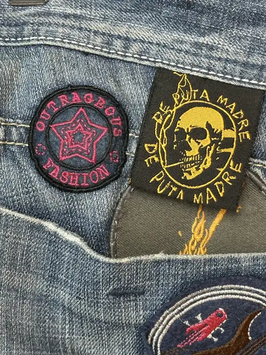 OMB x ERD OMB X ERD "FUCK PEDOPHILIA" Jeans, detail view 13