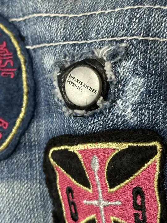 OMB x ERD OMB X ERD "FUCK PEDOPHILIA" Jeans, detail view 17