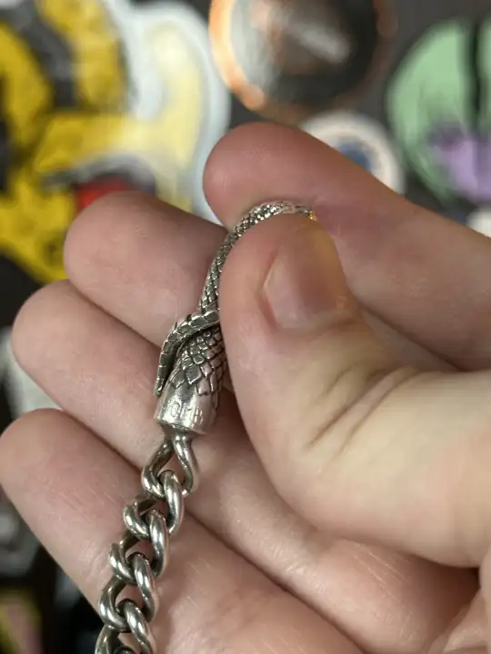 OMB x ERD OMB X ERD VVS Edenic Serpent Bracelet, detail view 11