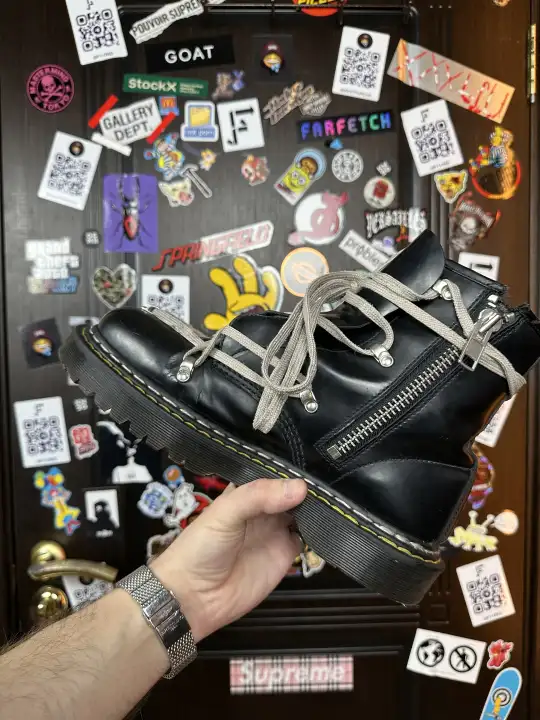 RickOwens Dr martens 43, detail view 5