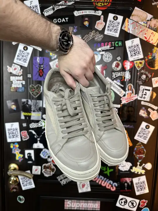 RickOwens Rick Owens Vans Grey, detail view 8