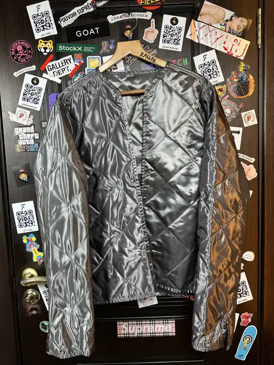Sp5der OG Spider Worldwide First Ever 2019 Drop Denim Jacket, detail view 3