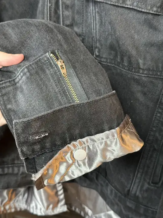 Sp5der OG Spider Worldwide First Ever 2019 Drop Denim Jacket, detail view 17