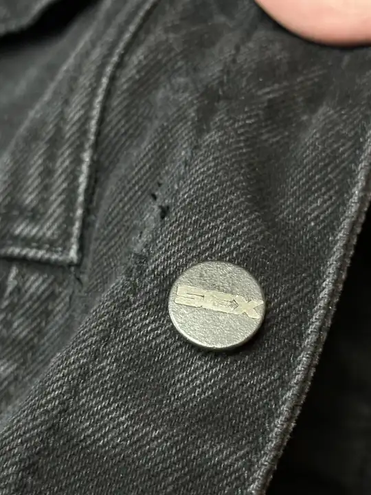 Sp5der OG Spider Worldwide First Ever 2019 Drop Denim Jacket, detail view 19