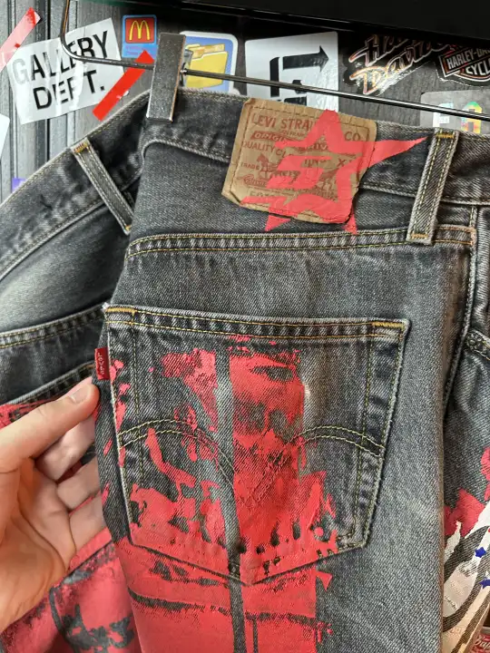 Sp5der Sp5der Moto Jeans, detail view 11