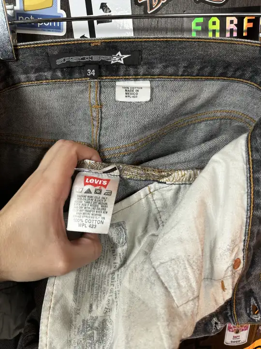 Sp5der Sp5der Moto Jeans, detail view 9