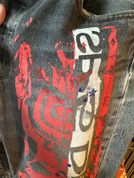 Sp5der Sp5der Moto Jeans, detail view 7