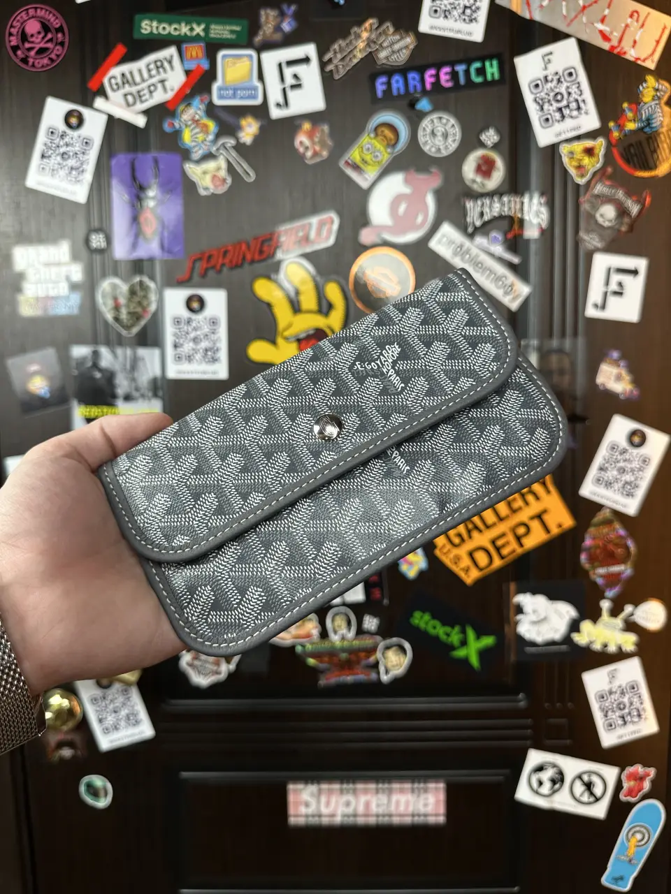 Goyard Goyard Grey Saint Louis Wallet