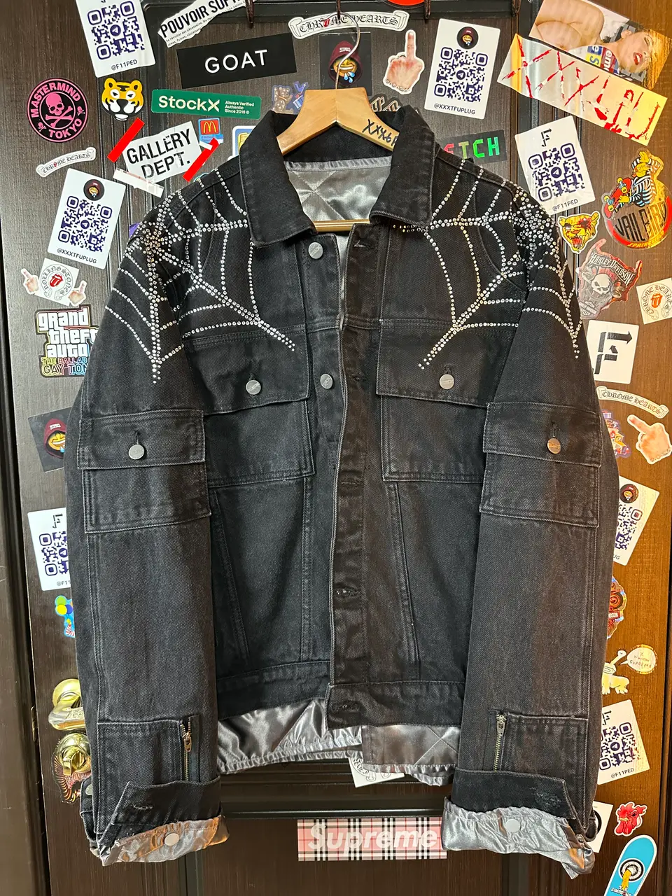 Sp5der OG Spider Worldwide First Ever 2019 Drop Denim Jacket