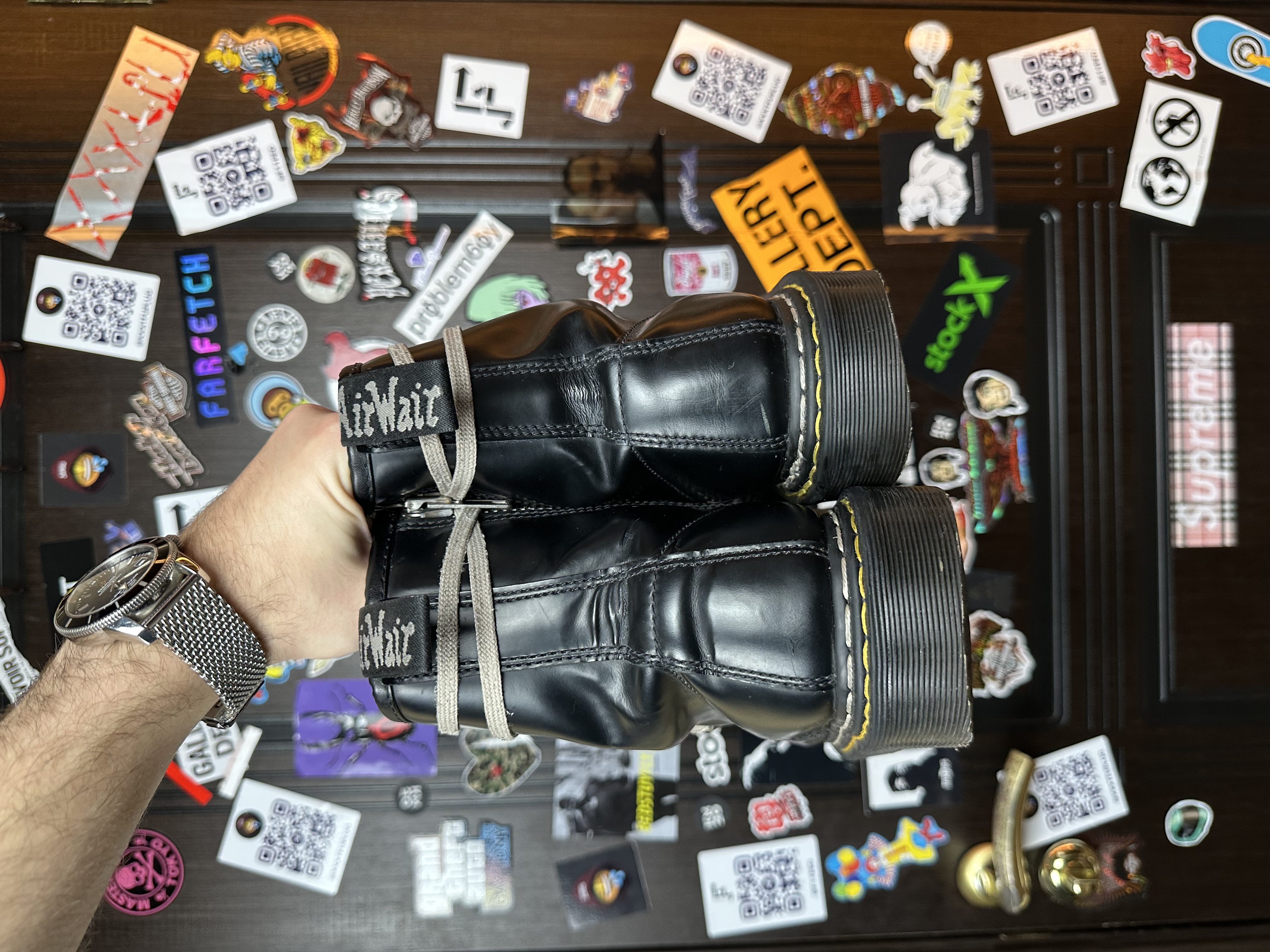 RickOwens Dr martens 43