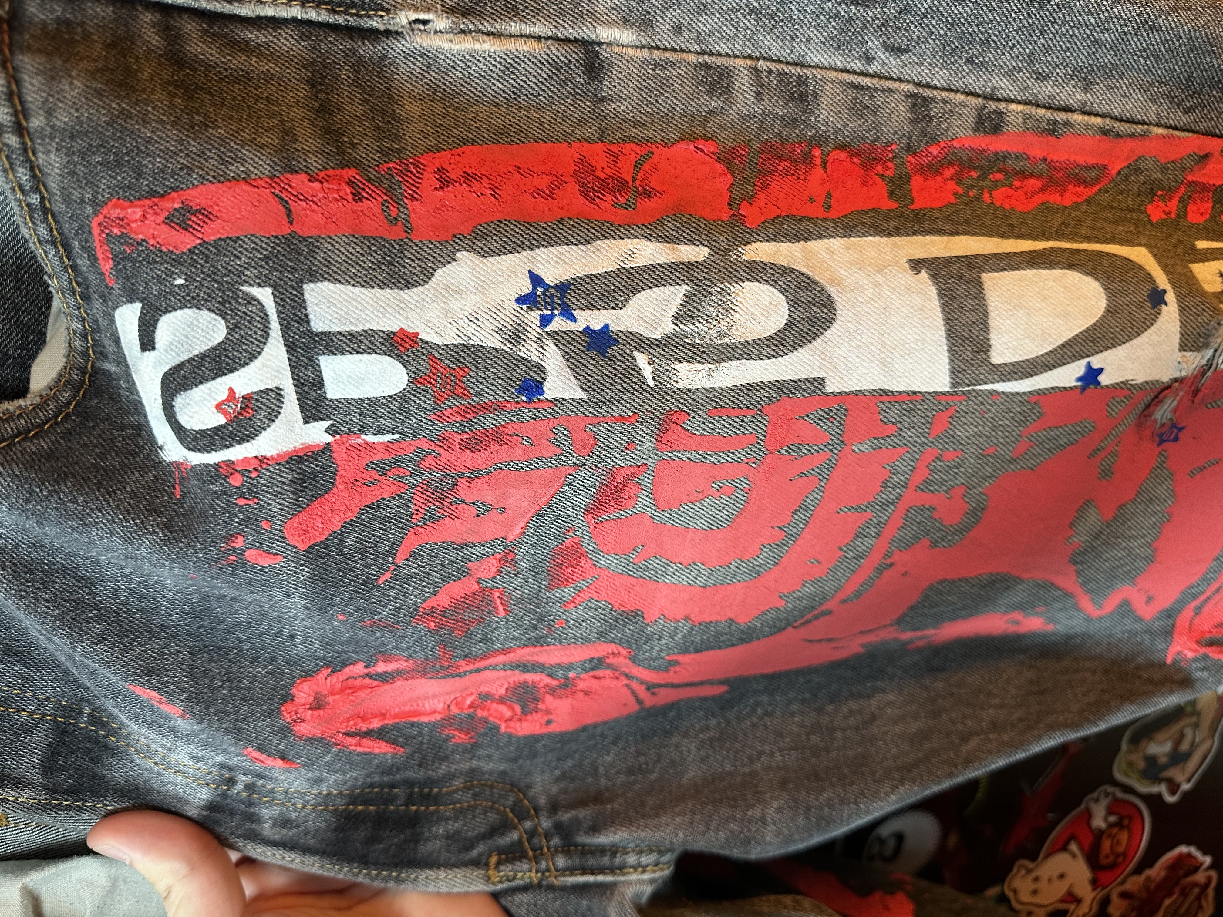 Sp5der Sp5der Moto Jeans