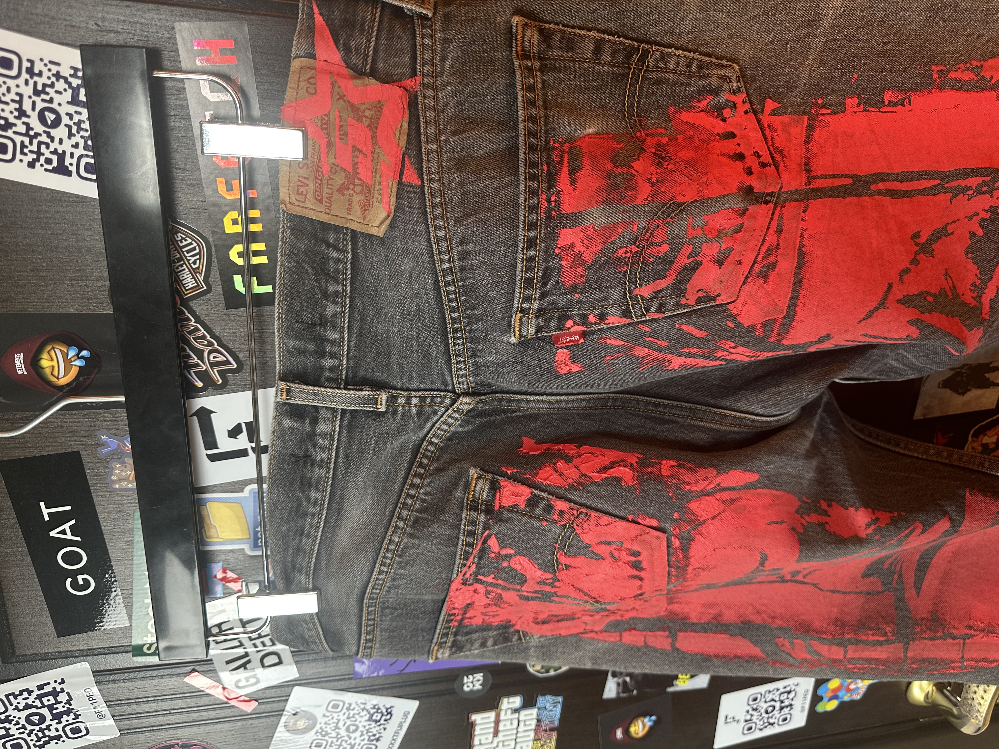 Sp5der Sp5der Moto Jeans