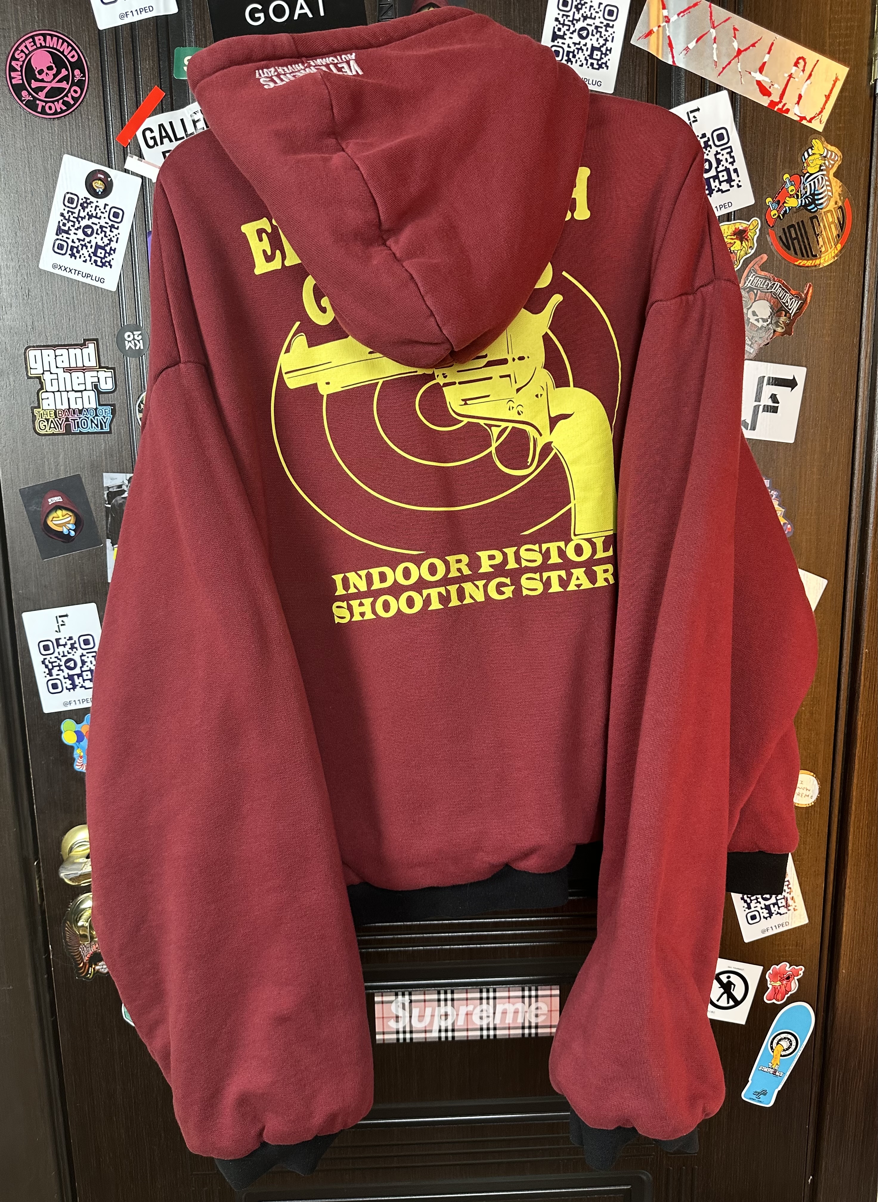 Vetements Vetements Total Fucking Darkness x 11 inch Gun Club 2 Side Bomber L size